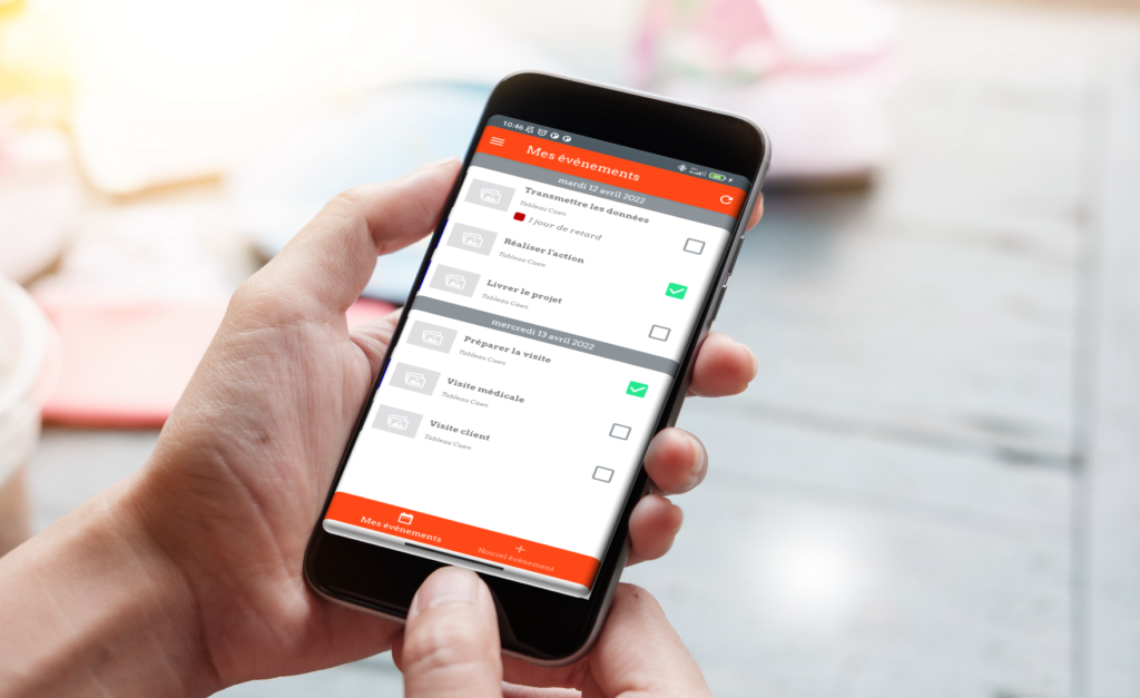 Flash Meeting sur mobile